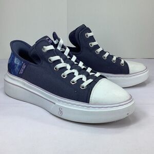 Skechers Snoop Dogg Sneakers Womens Size 9.5 Blue Slip On In Hands Free